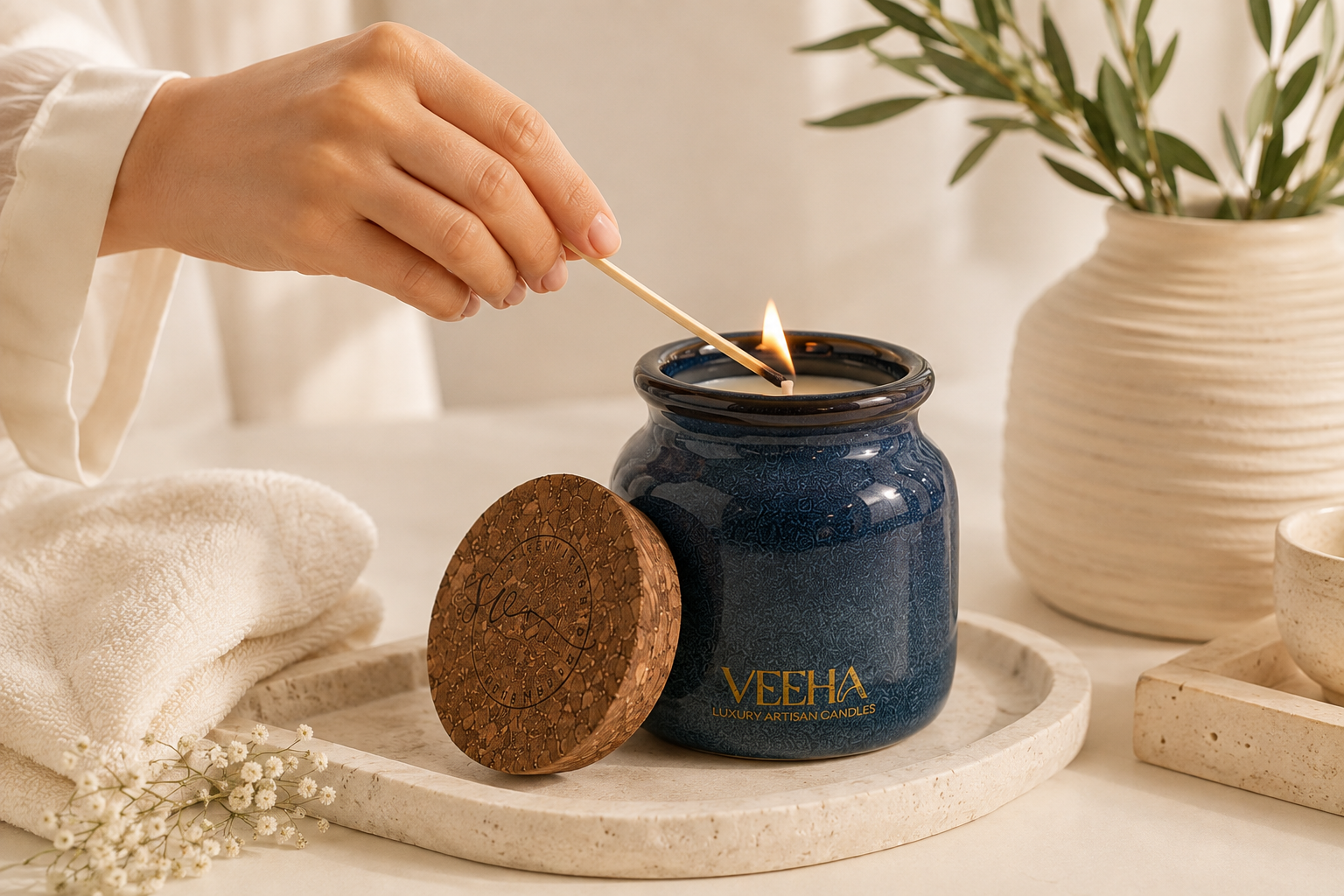 Sapphire Jar — Studio Veeha