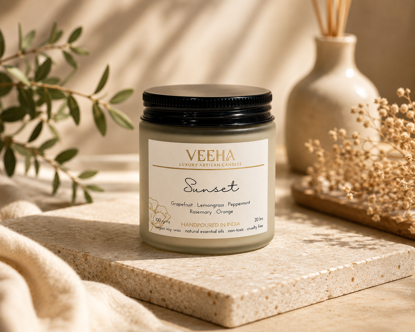 Glass Jar – Sunset — Studio Veeha