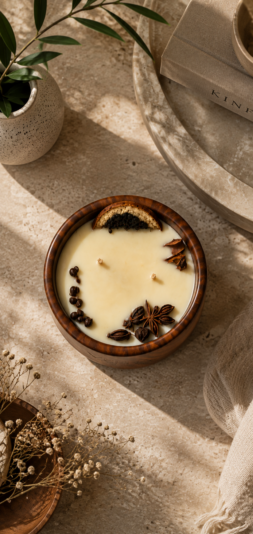 Wooden Bowl – 4-inch Autumn — Studio Veeha
