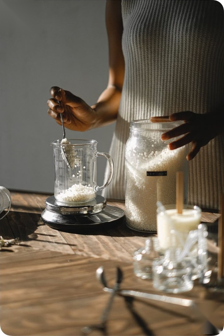 Studio Veeha artisan candle making